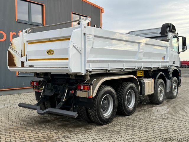 Ανατρεπόμενο φορτηγό MERCEDES-BENZ AROCS 3548 8x4 Euro 6 Meiller Kipper Bordmatik