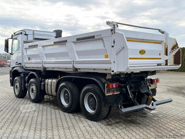 Τρίπλευρο ανατρεπόμενο φορτηγό MERCEDES-BENZ AROCS 3548 8x4 Euro 6 Meiller Kipper Bordmatik