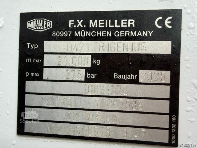 Τρίπλευρο ανατρεπόμενο φορτηγό MERCEDES-BENZ AROCS 3548 8x4 Euro 6 Meiller Kipper Bordmatik