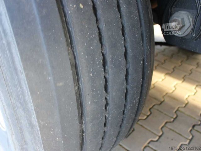 Open semitrailer with tarp KRONE SD, LIFTING AXLE, MULTILOCK