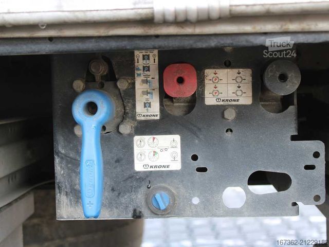 Open semitrailer with tarp KRONE SD, LOWDECK, LIFTING AXLE, MULTILOCK