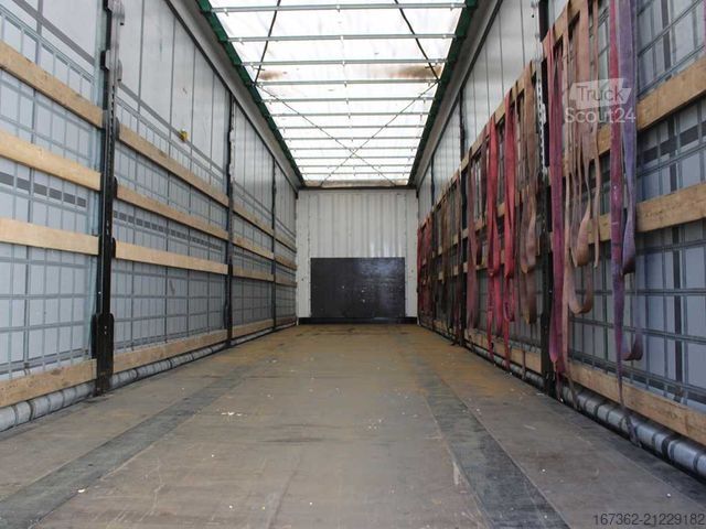 Open semitrailer with tarp KRONE SD, LOWDECK, LIFTING AXLE, MULTILOCK