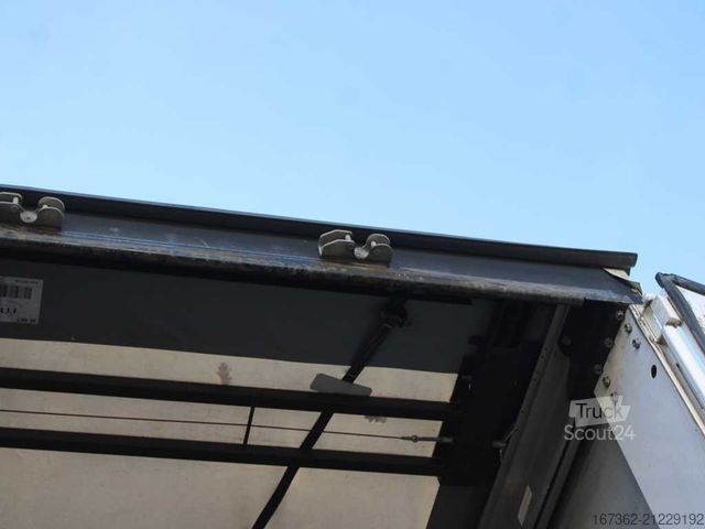 Open semitrailer with tarp KRONE SD,  LIFTING AXLE, MULTILOCK