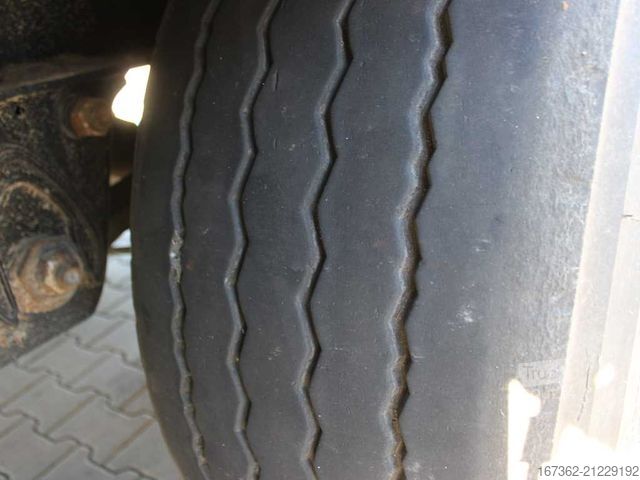 Open semitrailer with tarp KRONE SD,  LIFTING AXLE, MULTILOCK