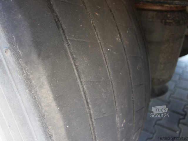 Open semitrailer with tarp KRONE SD,  LIFTING AXLE, MULTILOCK