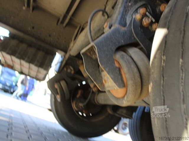 Open semitrailer with tarp KRONE SD,  LIFTING AXLE, MULTILOCK