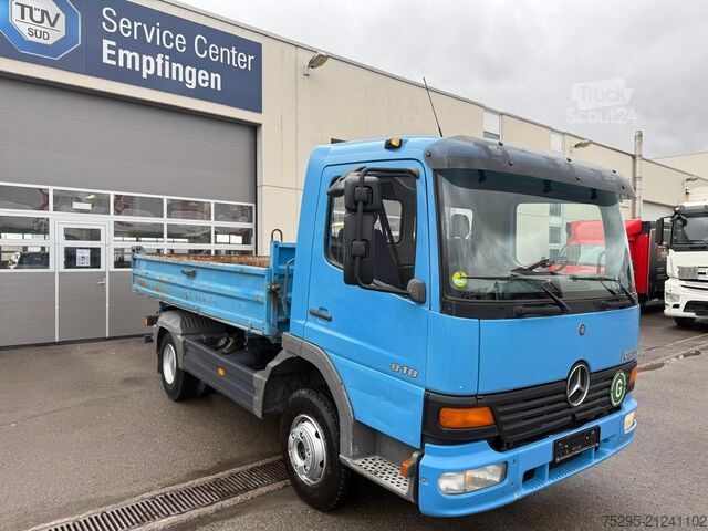 Τρίπλευρο ανατρεπόμενο φορτηγό Mercedes-Benz Atego  818 Meiller 3- Seitenkipper AHK
