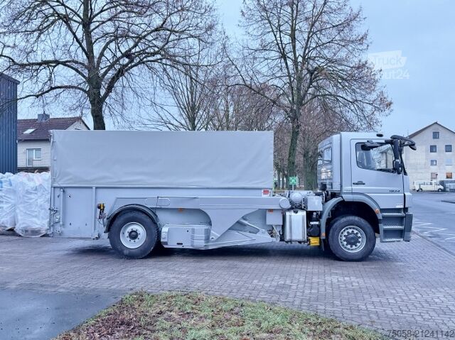 Kuorma-autoon asennettu työskentelyalusta Mercedes-Benz Axor 1824 -Ruthmann Cargoloader-140 TKm