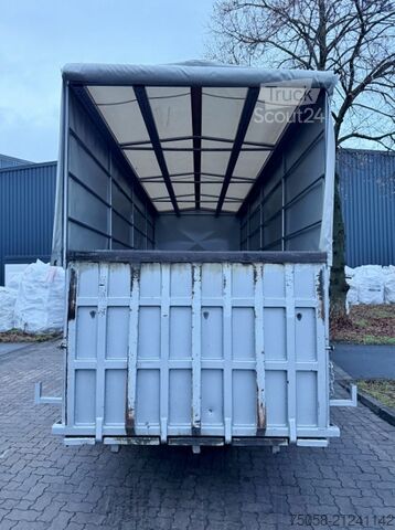 Kuorma-autoon asennettu työskentelyalusta Mercedes-Benz Axor 1824 -Ruthmann Cargoloader-140 TKm