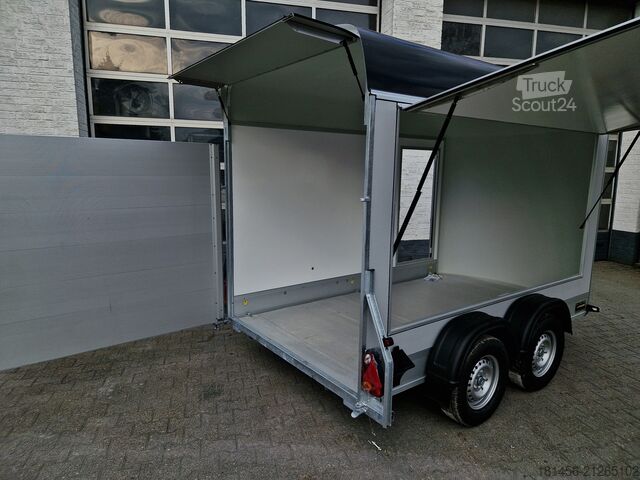 árusító utánfutó trailershop Debon Roadster 500 Seitenklappe direkt