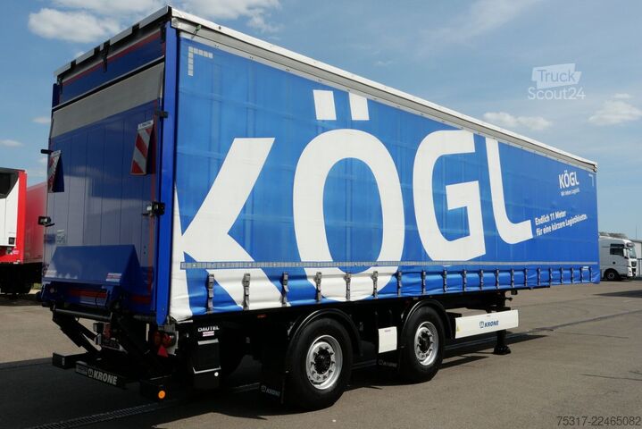 Semi-remorque bâchée KRONE SZP 18 / CITY TRIDEC /LBW 2000 kg / BPW / LIFT