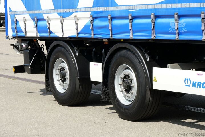 Semi-remorque bâchée KRONE SZP 18 / CITY TRIDEC /LBW 2000 kg / BPW / LIFT
