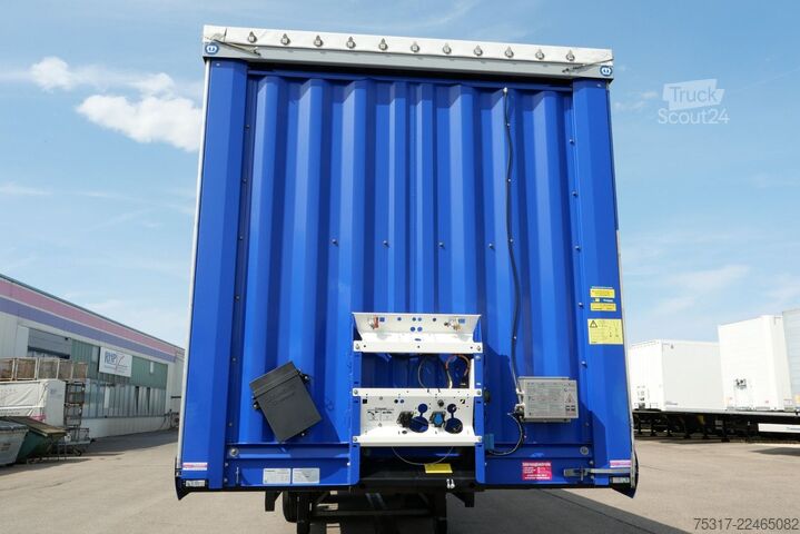 Semi-remorque bâchée KRONE SZP 18 / CITY TRIDEC /LBW 2000 kg / BPW / LIFT