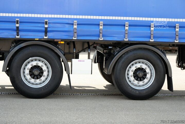 Semi-remorque bâchée KRONE SZP 18 / CITY TRIDEC /LBW 2000 kg / BPW / LIFT