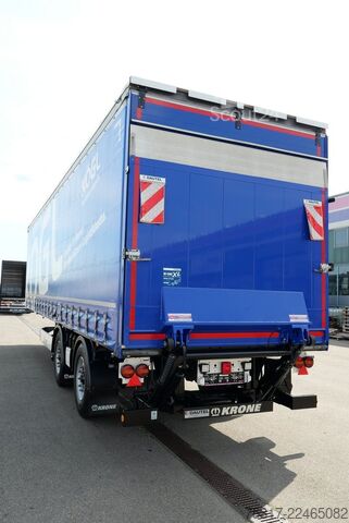 Semi-remorque bâchée KRONE SZP 18 / CITY TRIDEC /LBW 2000 kg / BPW / LIFT
