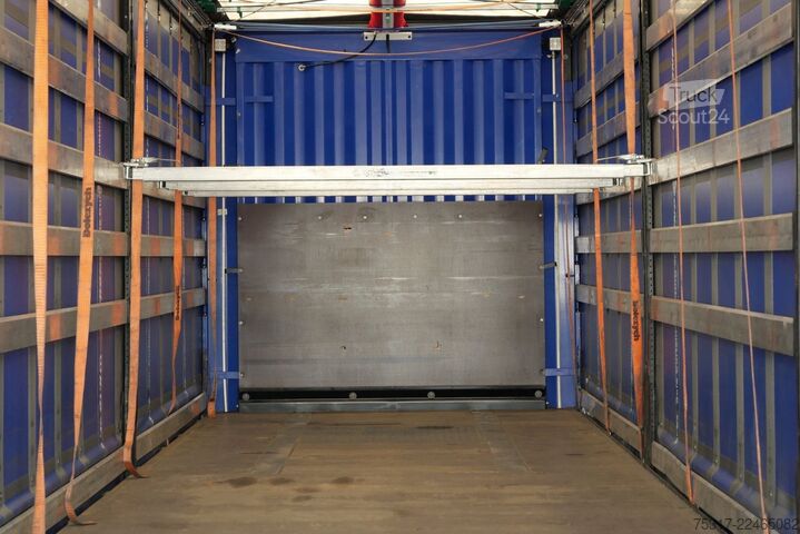 Semi-remorque bâchée KRONE SZP 18 / CITY TRIDEC /LBW 2000 kg / BPW / LIFT