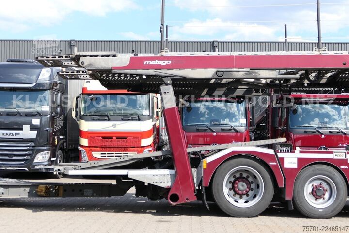 Autonkuljetusauto MERCEDES-BENZ Actros 2443 Autotransp. Kässbohrer 2-Tanks Retar