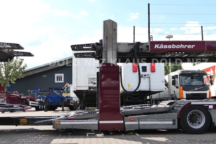 Autonkuljetusauto MERCEDES-BENZ Actros 2443 Autotransp. Kässbohrer 2-Tanks Retar