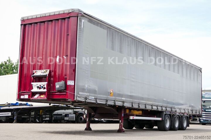 Avoin puoliperävaunu pressulla KRONE SD Pritsche Plane XL MegaLiner Edscha Bordwände