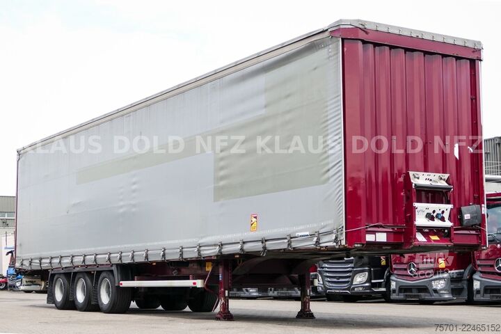 Avoin puoliperävaunu pressulla KRONE SD Pritsche Plane XL MegaLiner Edscha Bordwände