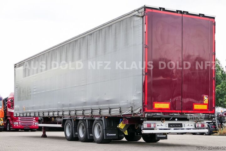 Avoin puoliperävaunu pressulla KRONE SD Pritsche Plane XL MegaLiner Edscha Bordwände