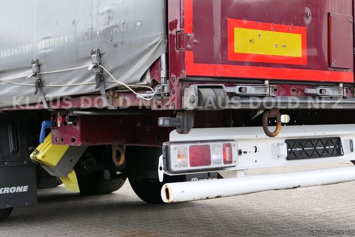 Avoin puoliperävaunu pressulla KRONE SD Pritsche Plane XL MegaLiner Edscha Bordwände