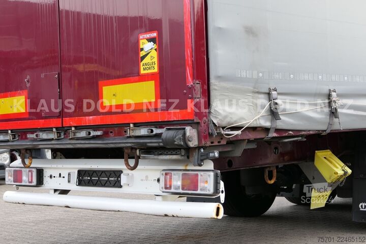 Avoin puoliperävaunu pressulla KRONE SD Pritsche Plane XL MegaLiner Edscha Bordwände