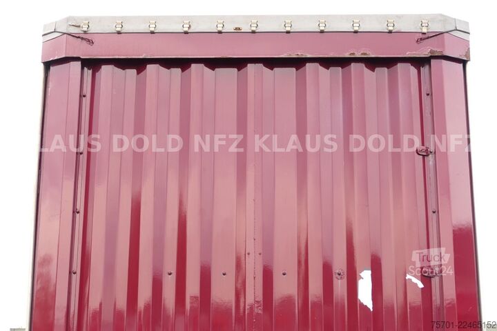Avoin puoliperävaunu pressulla KRONE SD Pritsche Plane XL MegaLiner Edscha Bordwände