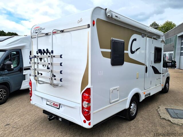 Pusiau integruotas kemperis CARADO T 345 *SAT + TV*Panorama-Dach*Markise*AHK*