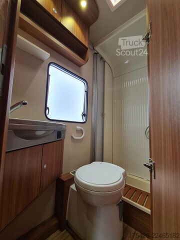 Pusiau integruotas kemperis CARADO T 345 *SAT + TV*Panorama-Dach*Markise*AHK*