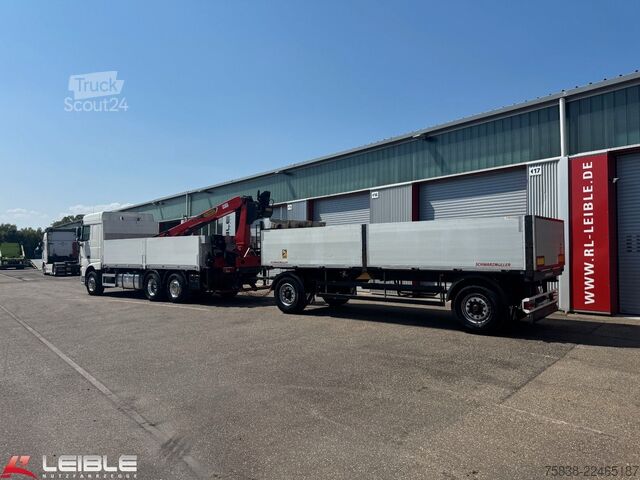 Kuorma-autoon asennettu nosturi DAF XF 480*Palfinger Kran*Lift/Lenkachse*394 TKM*