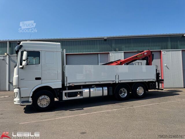 Kuorma-autoon asennettu nosturi DAF XF 480*Palfinger Kran*Lift/Lenkachse*394 TKM*