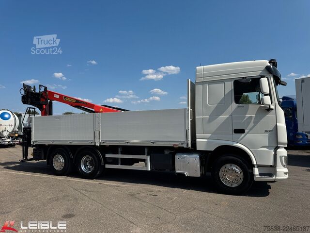Kuorma-autoon asennettu nosturi DAF XF 480*Palfinger Kran*Lift/Lenkachse*394 TKM*