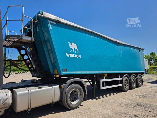 Полуприцеп-самосвал WIELTON 50 cbm Getreidemulde, Pendelklappe,Kornschieber