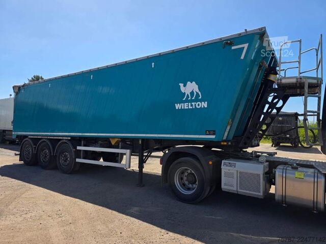 Полуприцеп-самосвал WIELTON 50 cbm Getreidemulde, Pendelklappe,Kornschieber