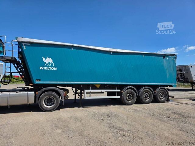 Полуприцеп-самосвал WIELTON 50 cbm Getreidemulde, Pendelklappe,Kornschieber