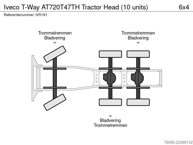 Standard-SZM Iveco T-Way AT720T47TH Tractor Head (10 units)