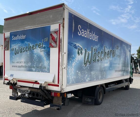 Sandučar kamion MAN TGL 12.250 Koffer Ladebordwand BÄR Navi