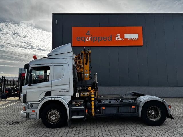 Camião-grua Scania P114-340 + HIAB 19-5 crane + remote / Euro-3 / ...