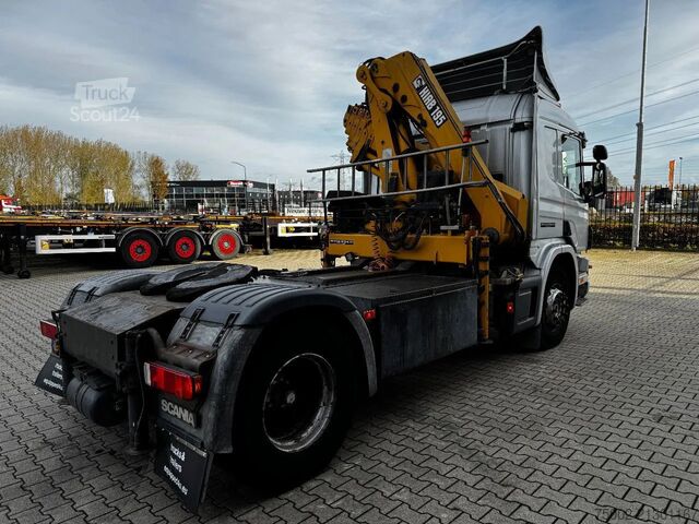 Camião-grua Scania P114-340 + HIAB 19-5 crane + remote / Euro-3 / ...