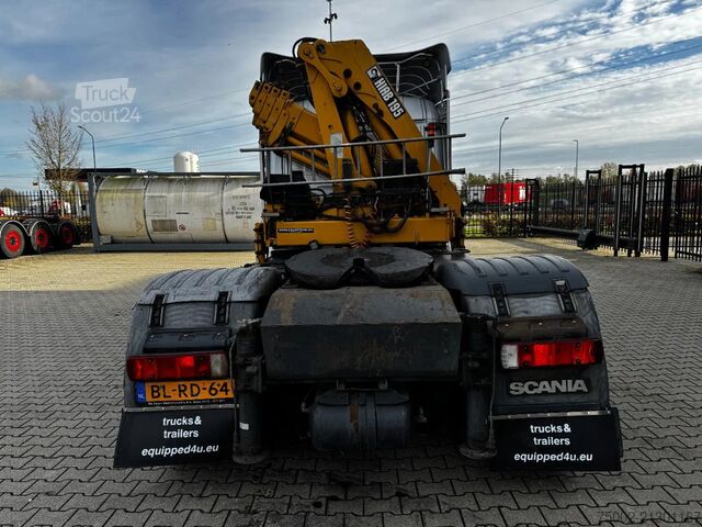 Camião-grua Scania P114-340 + HIAB 19-5 crane + remote / Euro-3 / ...
