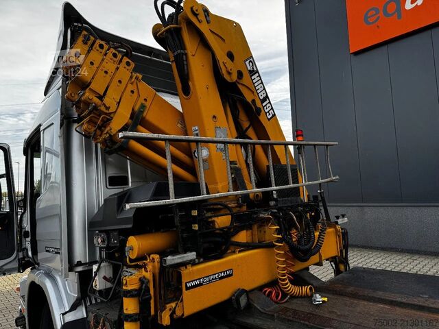 Camião-grua Scania P114-340 + HIAB 19-5 crane + remote / Euro-3 / ...