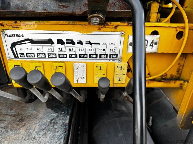 Camião-grua Scania P114-340 + HIAB 19-5 crane + remote / Euro-3 / ...