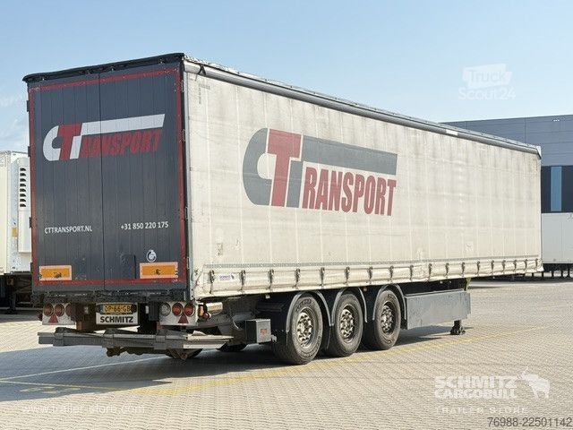 Open semitrailer with tarp Schmitz Cargobull Curtainsider Coil