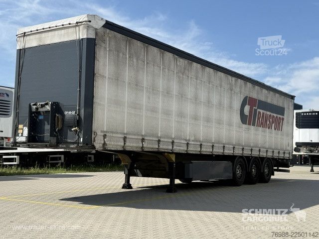 Open semitrailer with tarp Schmitz Cargobull Curtainsider Coil