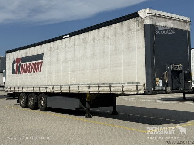 Open semitrailer with tarp Schmitz Cargobull Curtainsider Coil