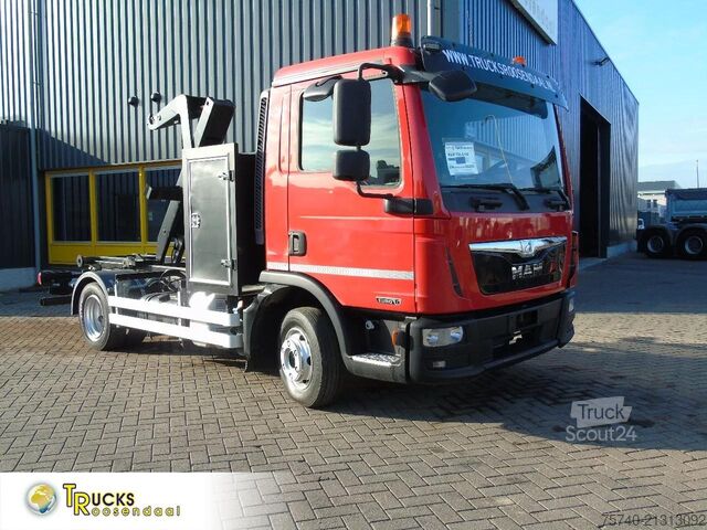 Containertransport (haakarmsysteem) MAN TGL 8.150 + EURO 6