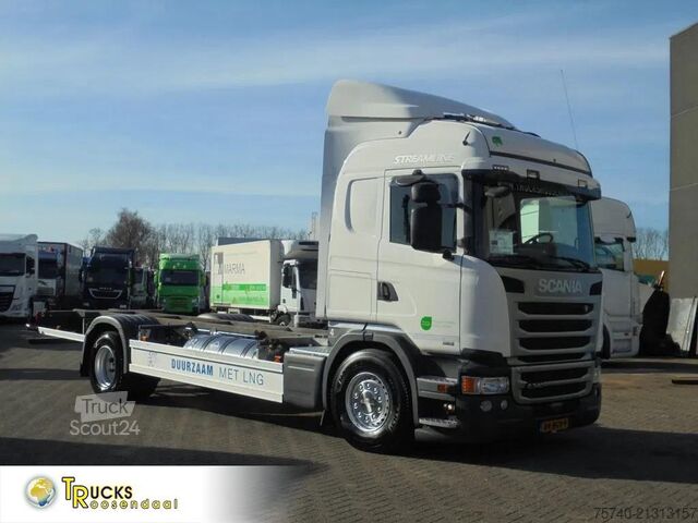 Châssis cabine Scania G 340 + Euro 6 + LNG + Manual+BDF
