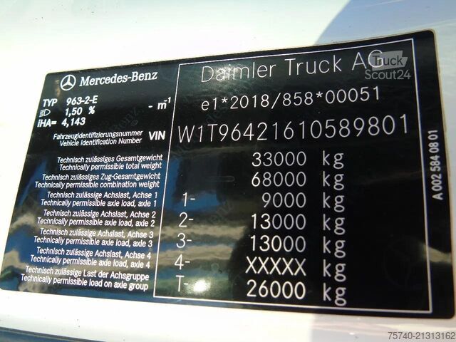 3 taraflı damper Mercedes-Benz Arocs 3348 + TRI TIPPER + 6X4 + EURO 6