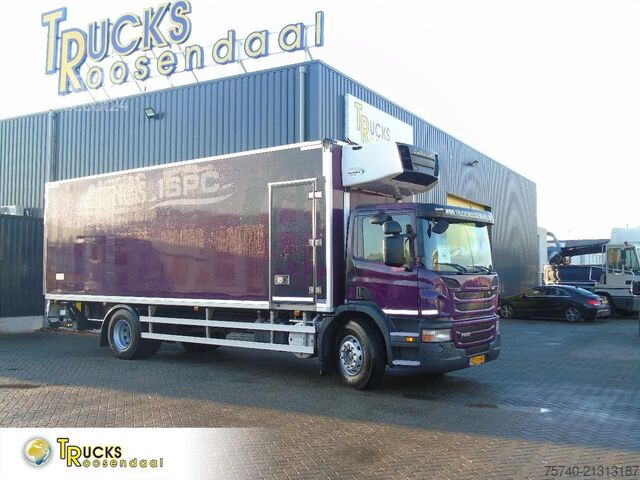 Transport chłodniczy/mrożony Scania P230 + carrier supra 950 + euro 5 + lift